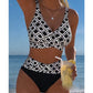 👙Conjunto de biquíni de duas peças com cintura alta para mulher 🌊