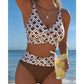 👙Conjunto de biquíni de duas peças com cintura alta para mulher 🌊