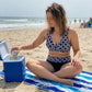 👙Conjunto de biquíni de duas peças com cintura alta para mulher 🌊
