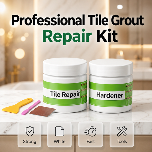 Kit de reparação de rejunte – Elimine fissuras e devolva o brilho 🧱✨ Reparação de nível profissional em minutos – sem habilidades, sem sujidade, apenas resultados perfeitos! 🛠️💎