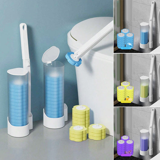 ⚡ Sistema de limpeza descartável para sanita – Limpeza higiénica com um clique, sem resíduos, fácil de usar e descartável 🧼