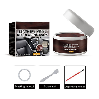 🥳 PROMOÇÃO 2026 🥳 💞 MAIS DE 50 MIL VENDIDOS! 🛋️✨ 50% DE DESCONTO! Massa de reparação para couro – Preenche riscos e marcas, restaura a textura. Disponível em várias cores. Salve o seu sofá favorito! 💺🛡️