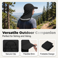 🧢 Chapéu com proteção solar e refletor para o pescoço – Proteção UV e alta visibilidade! ✨ Tecido refrescante e respirável – Perfeito para pesca, caminhadas e jardinagem. 🌞 Com aba prolongada para a nuca – Compre 2  e ganhe 50% de desconto extra! 🏞️