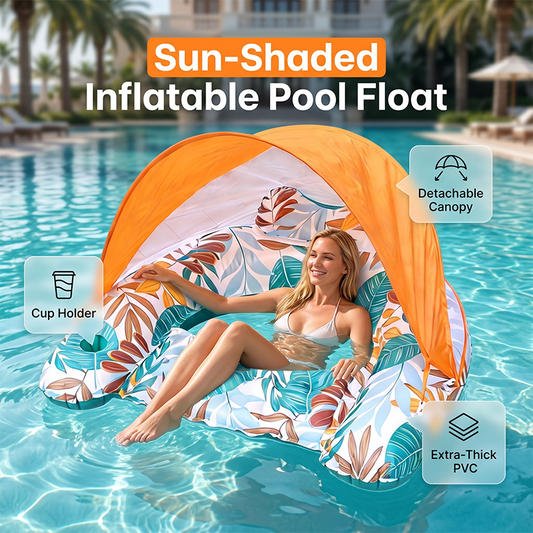 🥳PROMOÇÃO IMPERDÍVEL DE 2026🥳🏊‍♂️🌀Bóia insuflável extra‑espessa para piscina
