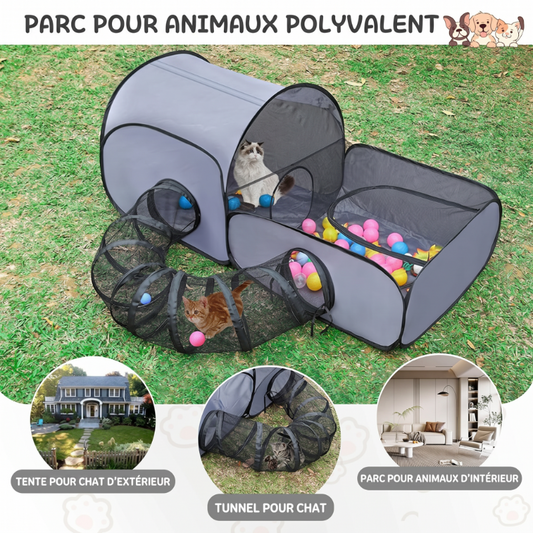 🐱 50% DE DESCONTO! 🏠 Casinha versátil para gatos com vedação – respirável, lavável e dobrável – perfeita como refúgio, área de brincadeira ou caixa de parto – aconchegante e prática 🐾✨