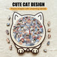 🐱(💝PROMOÇÃO IMPERDÍVEL - 50% DE DESCONTO) 🧩🌳Adorável puzzle de madeira em forma de gato