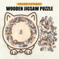 🐱(💝PROMOÇÃO IMPERDÍVEL - 50% DE DESCONTO) 🧩🌳Adorável puzzle de madeira em forma de gato