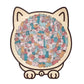 🐱(💝PROMOÇÃO IMPERDÍVEL - 50% DE DESCONTO) 🧩🌳Adorável puzzle de madeira em forma de gato