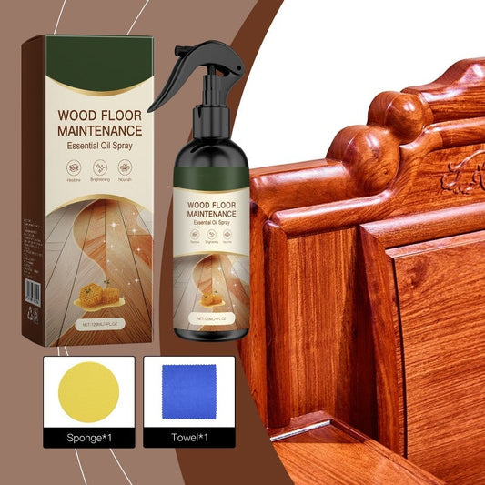 🍯✨🪵Spray regenerador com cera de abelha natural para manutenção de pavimentos