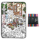 🎨Desconto de 50% no último dia👨‍👩‍👧‍👦🖍️Manta de desenho DIY para união familiar