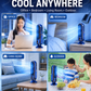 🥳PROMOÇÃO DE 2026🥳💞Mais de 50 mil unidades vendidas!💨🌙 50% de desconto! Ventilador de mesa portátil – 5 velocidades, ultrassilencioso, brisa suave. Perfeito para o quarto ou para o escritório. Mantém-te fresco sem ruído! 😴✨