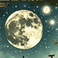 🌙Desconto de 50% no último dia🖼️Decoração de parede em madeira com tema de lua e libélula vintage