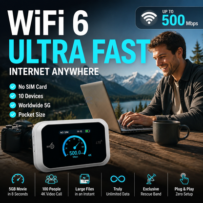 Desconto de 50% no último dia🔥 Novo sucesso de vendas 📶 Ponto de acesso móvel com cobertura Wi-Fi total