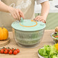 🔥 Promoção quente: 50% DE DESCONTO 🔥 Centrifugadora e cortador de salada multifunções 9 em 1 com grande capacidade