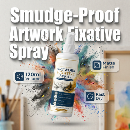 🥳PROMOÇÃO QUENTE DE 2026🥳💞Mais de 50 mil unidades vendidas!🎨🖌️ 50% DE DESCONTO! Spray fixador de secagem rápida – Protege o carvão e os pastéis contra manchas. Névoa ultrafina, sem pingos. Acabamento mate, as cores mantêm-se fiéis! 🛡️✨