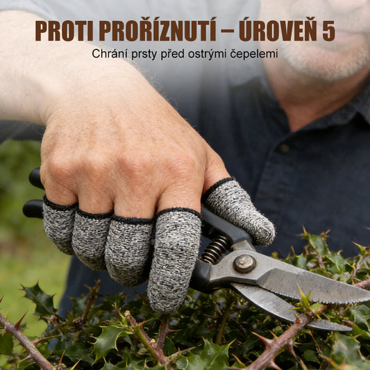 Capas protetoras para os dedos contra cortes (Nível 5) para entalhe e bricolage