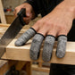 Capas protetoras para os dedos contra cortes (Nível 5) para entalhe e bricolage