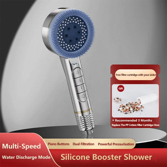 🚿Desconto de 50 % no último dia💦⚡Chuveiro de mão de pressão ultra-alta