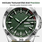 ⌚ OFERTA LIMITADA -50% 🌲 Relógio desportivo de quartzo para homem — Mostrador geométrico 3D, vidro temperado, 30M