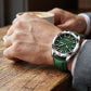 ⌚ OFERTA LIMITADA -50% 🌲 Relógio desportivo de quartzo para homem — Mostrador geométrico 3D, vidro temperado, 30M