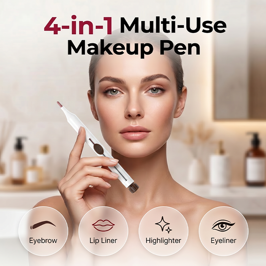 💄 Caneta de maquilhagem multifuncional portátil – 3 em 1 para lábios✨ Compacta e prática – perfeita para viagens e uso diário. 🎨 Cor versátil – Compre 3 e ganhe um desconto extra de 10%! 🛍️