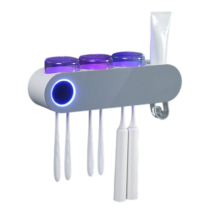 🥳PROMOÇÃO IMPERDÍVEL DE 2026🥳✨Aparelho inteligente de desinfeção de escovas de dentes por UV e suporte de parede