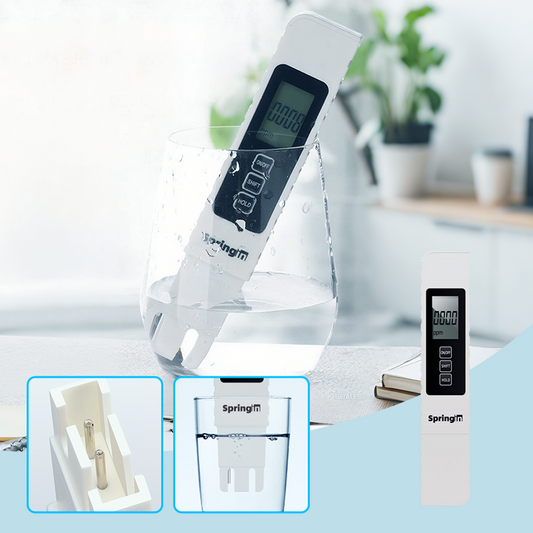 💧 50% DE DESCONTO! ✨ Testador de qualidade da água TDS 3 em 1 – Medição precisa do pH, do cloro e da dureza com ecrã LCD para piscinas e aquários 🌊📱