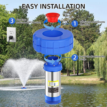 🥳PROMOÇÃO QUENTE 2026🥳💞MAIS DE 50 000 UNIDADES VENDIDAS!👵  Aerador flutuante para fontes, adequado para lagos de jardim e lagos agrícolas