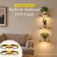 🍀DESCONTO DE 50% POR TEMPO LIMITADO! ✨Prateleira de parede suspensa com iluminação LED ambiente integrada