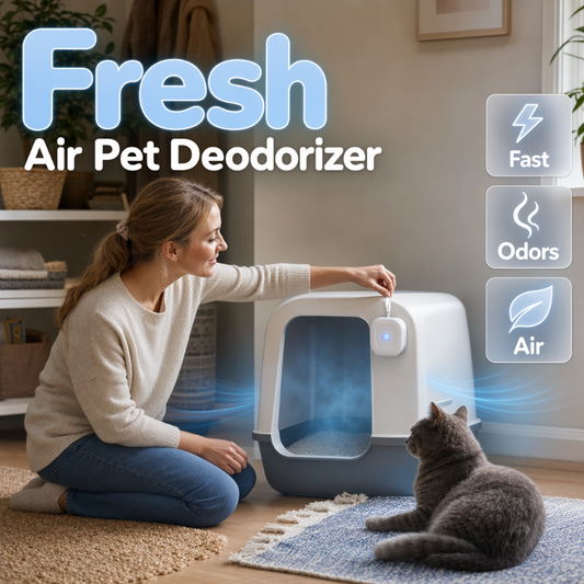 🧹 50% DE DESCONTO AGORA! Smart Pet Odor Eliminator com alça – tecnologia de ozono e iões negativos – silencioso, sem produtos químicos e eficaz – perfeito para cães, gatos e toda a casa 🐾✨