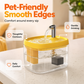 Dispensador silencioso de água para animais de estimação com tigela em PET de qualidade alimentar 🐾 Água fresca, a correr e perfeita para animais exigentes ✨