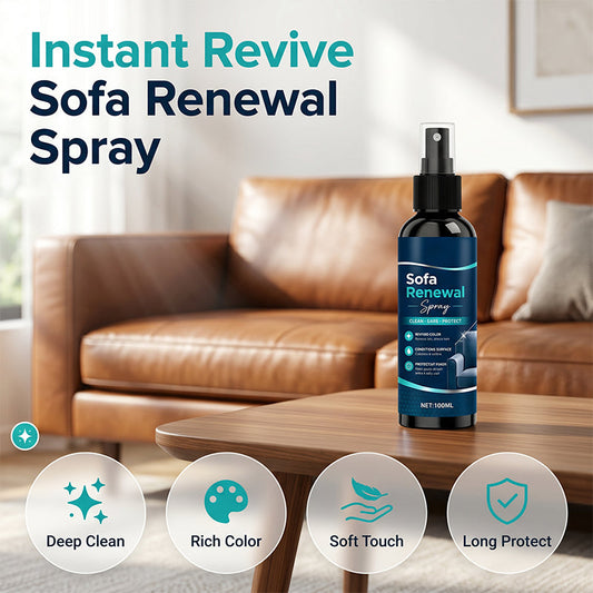 🔥Spray multiusos para limpeza de sofás e polimento de couro