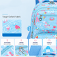 👧🎒Mochila escolar gira com vários bolsos para meninas
