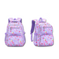 👧🎒Mochila escolar gira com vários bolsos para meninas