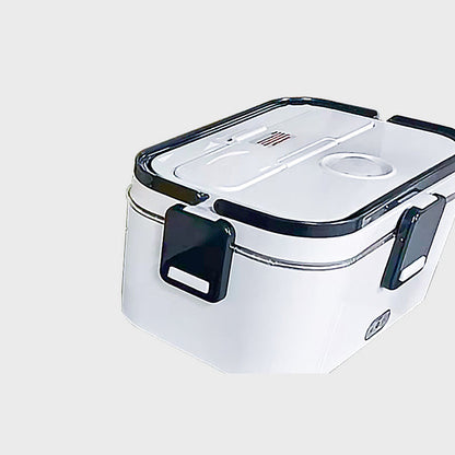 🌡️ 50% DE DESCONTO! ♨️ Conjunto aquecido para refeições – aço inoxidável e plástico – 1,8 L e pega reforçada para o trabalho e viagens