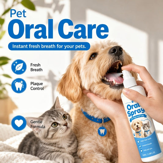 🐶🐱Spray de limpeza oral para animais de estimação, 100 ml