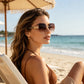 🌬️🕶️ Óculos de sol sem armação para mulher – Discretos no nariz, lentes polarizadas de alta qualidade, o acessório emblemático das minimalistas elegantes 🤍🏙️