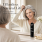 🎉Oferta por tempo limitado 💥Compre 3 e ganhe 2 grátis💇🏻‍♀️Recomendado por cabeleireiros! 🔥Modele em 3 segundos! Crie facilmente penteados volumosos e elegantes! 👩 Spray volumizador e fixador com aroma a pêssego