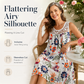 🏵️Vestido floral elegante sem mangas para mulher