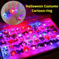 🎁Anel luminoso de LED para o Halloween😍 - Conjunto de 50 unidades