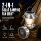 Ventoinha solar dobrável multifuncional