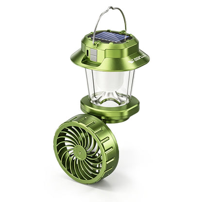Ventoinha solar dobrável multifuncional