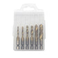 Conjunto de 6 brocas em espiral multifuncionais