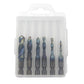 Conjunto de 6 brocas em espiral multifuncionais