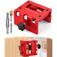 🔧 -50% ! 🚪 Kit de Gabarit de Mortaisage pour Loquet de Porte en Bois – Aluminium – 3 Profondeurs de Coupe & Compatible 35/44 mm pour Installation Propre 🛠️