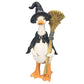 🎃DECORAÇÃO DE HALLOWEEN ABORRECIDA?🎃 Conjunto de Patos Assustadores – Pintados à mão, 5 personagens, resistentes às intempéries – Para prateleiras, secretárias e exterior! 🦇