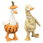 🎃DECORAÇÃO DE HALLOWEEN ABORRECIDA?🎃 Conjunto de Patos Assustadores – Pintados à mão, 5 personagens, resistentes às intempéries – Para prateleiras, secretárias e exterior! 🦇