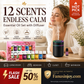 🎁🌺O aroma fresco anima-te! 🌷Conjunto de 12 óleos essenciais solúveis em água