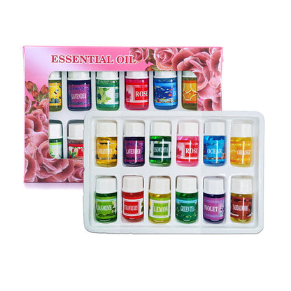 🎁🌺O aroma fresco anima-te! 🌷Conjunto de 12 óleos essenciais solúveis em água