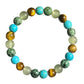 💎✨ Pulseira de contas de pedra natural – Energia positiva, proteção espiritual e um estilo boémio único 🧘‍♀️🌿